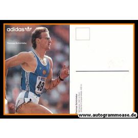 Autogramm Sprint | Thomas SCHÖNLEBE | 1990er (Rennszene Color) Adidas