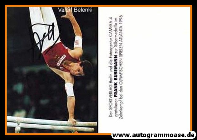 Autogramm Turnen | Valeri BELENKI | 1996 (Wettkampf Color) OS-Gold 1992