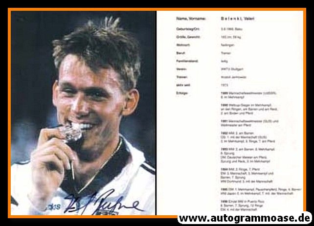 Autogramm Zehnkampf | Frank BUSEMANN | 1996 (Siegerehrung) OS-Silber