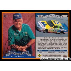 Autogramm NASCAR | Bobby ALLISON | 1995 (Portrait Color) Upper Deck