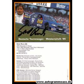 Autogramm Tourenwagen | Gerd RUCH | 1995 (Collage Color) AMG Mercedes