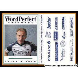 Autogramm Radsport | Jelle NIJDAM | 1990er (Portrait Color) WordPerfect 2
