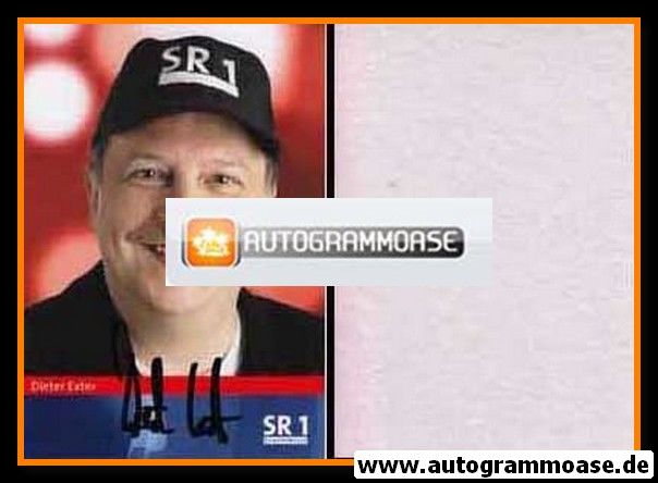Autogramm Radio | SR1 Europawelle | Dieter EXTER | 2000er (Portrait Color)