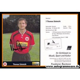 Autogramm Fussball | Eintracht Frankfurt | 2000 | Thomas SOBOTZIK