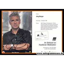 Autogramm Fussball | Eintracht Frankfurt | 1999 | Jörg BERGER