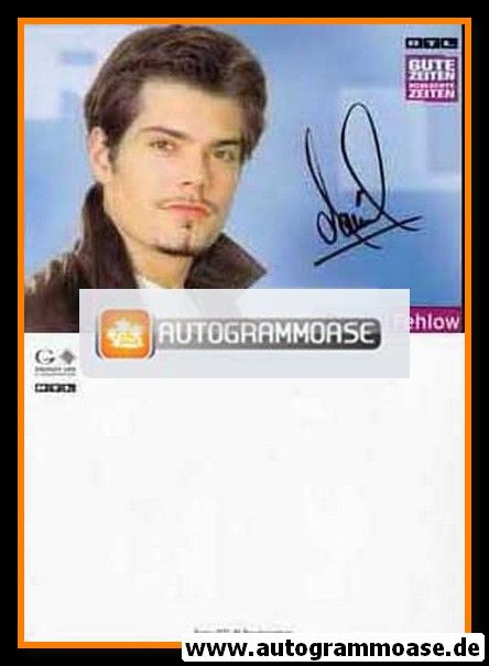 Autogramm TV | RTL | Daniel FEHLOW | 2000er Druck "GZSZ" (Querformat)
