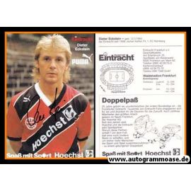 Autogramm Fussball | Eintracht Frankfurt | 1988 | Dieter ECKSTEIN