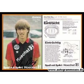Autogramm Fussball | Eintracht Frankfurt | 1986 | Hans-Peter BOY