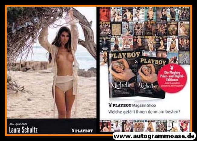Autogramm Model | Laura SCHULTZ | 2022 (Playboy Miss April) sexy
