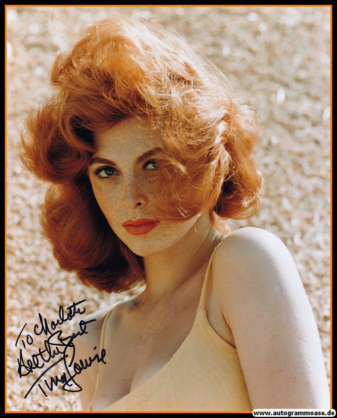 Autogramm Film (USA) | Tina LOUISE | 1960er Foto (Portrait Color XL)