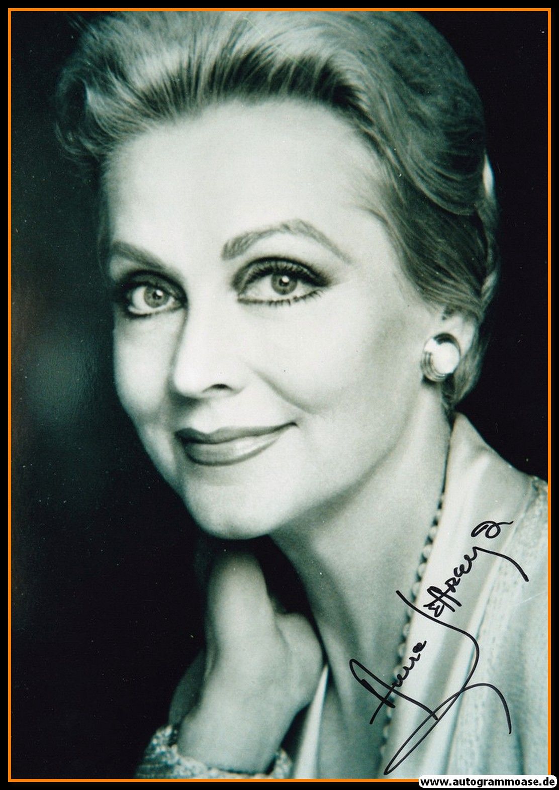 Autogramm Film (USA) | Anne JEFFREYS | 1970er Foto (Portrait SW XL)