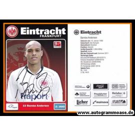 Autogramm Fussball | Eintracht Frankfurt | 2011 | Bamba ANDERSON