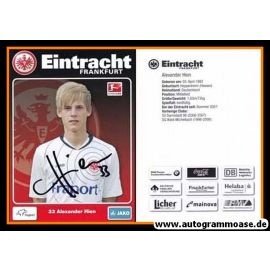 Autogramm Fussball | Eintracht Frankfurt | 2011 | Alexander HIEN