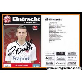 Autogramm Fussball | Eintracht Frankfurt | 2011 | Julian DUDDA