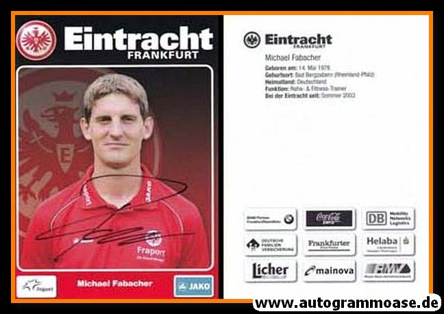 Autogramm Fussball | Eintracht Frankfurt | 2011 | Michael FABACHER