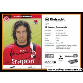 Autogramm Fussball | Eintracht Frankfurt | 2005 | Ioannis AMANATIDIS