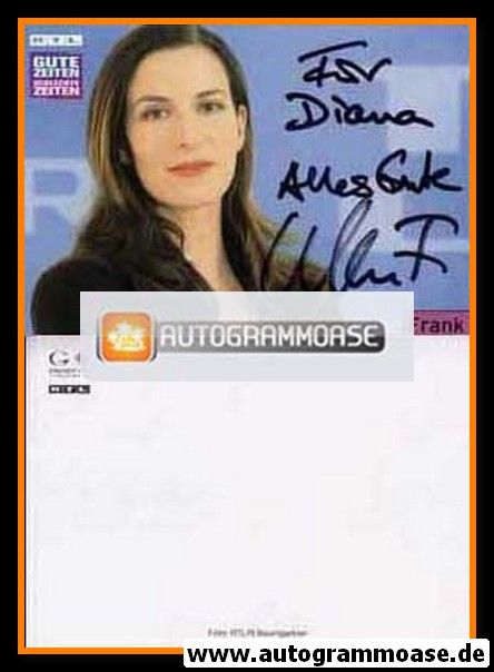 Autogramm TV | RTL | Ulrike FRANK | 2000er "GZSZ" quer (Baumgartner)