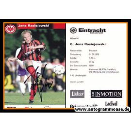 Autogramm Fussball | Eintracht Frankfurt | 2001 | Jens RASIEJEWSKI