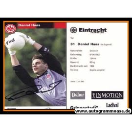 Autogramm Fussball | Eintracht Frankfurt | 2001 | Daniel HAAS