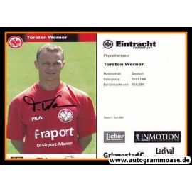 Autogramm Fussball | Eintracht Frankfurt | 2001 | Torsten WERNER