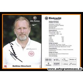 Autogramm Fussball | Eintracht Frankfurt | 2014 | Matthias HÖNERBACH