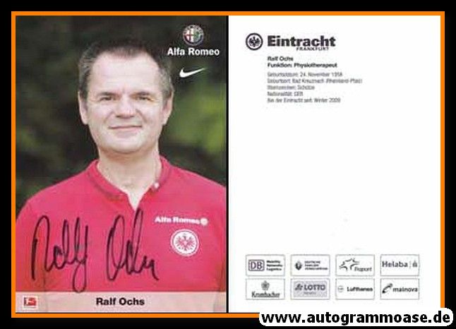 Autogramm Fussball | Eintracht Frankfurt | 2014 | Ralf OCHS