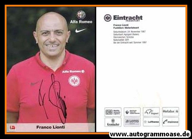 Autogramm Fussball | Eintracht Frankfurt | 2014 | Franco LIONTI