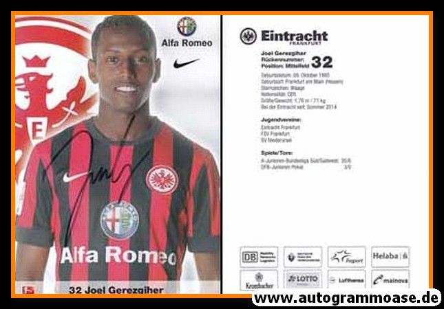 Autogramm Fussball | Eintracht Frankfurt | 2014 | Joel GEREZGIHER