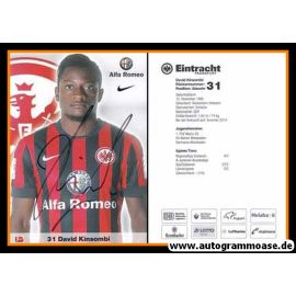 Autogramm Fussball | Eintracht Frankfurt | 2014 | David KINSOMBI