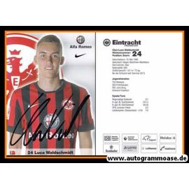 Autogramm Fussball | Eintracht Frankfurt | 2014 | Luca WALDSCHMIDT