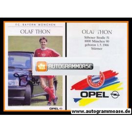 Autogramm Fussball | FC Bayern M&uuml;nchen | 1989 | Olaf THON