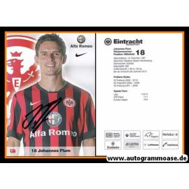 Autogramm Fussball | Eintracht Frankfurt | 2014 | Johannes FLUM