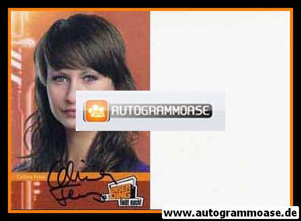 Autogramm Radio | Unser Ding 103.7 | Celina FRIES | 2000er (Portrait Color) 