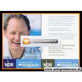 Autogramm TV | NDR | Marc-Ulrich FRITZ | 2007 "S-H Magazin" (Garrels)