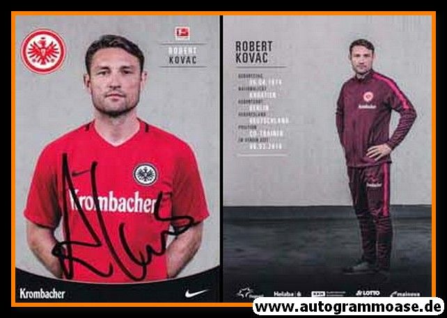 Autogramm Fussball | Eintracht Frankfurt | 2016 | Robert KOVAC