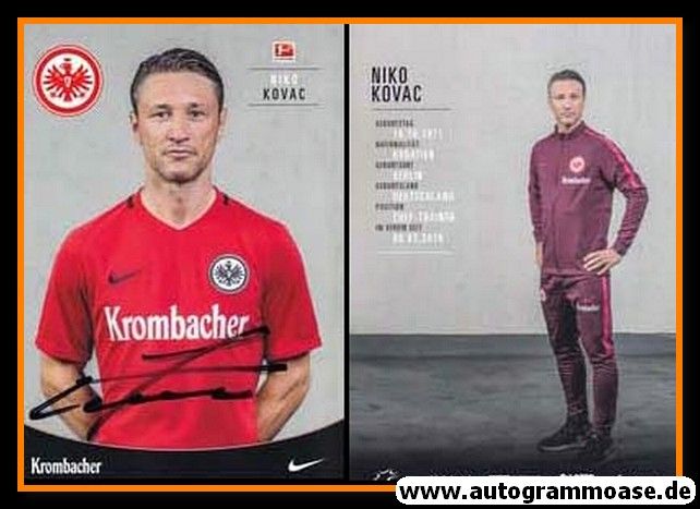 Autogramm Fussball | Eintracht Frankfurt | 2016 | Niko KOVAC