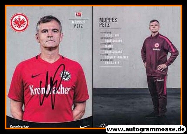 Autogramm Fussball | Eintracht Frankfurt | 2016 | Manfred PETZ