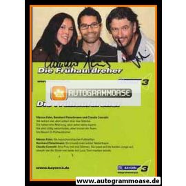 Autogramme Radio | BR Bayern 3 | DIE FRÜHAUFDREHER | 2010er (Portrait Color) 1