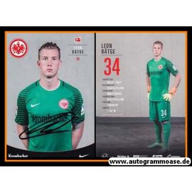 Autogramm Fussball | Eintracht Frankfurt | 2016 | Leon BÄTGE