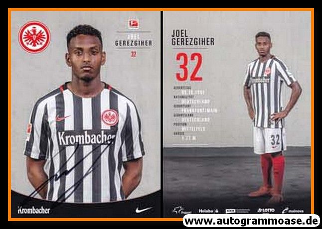Autogramm Fussball | Eintracht Frankfurt | 2016 | Joel GEREZGIHER