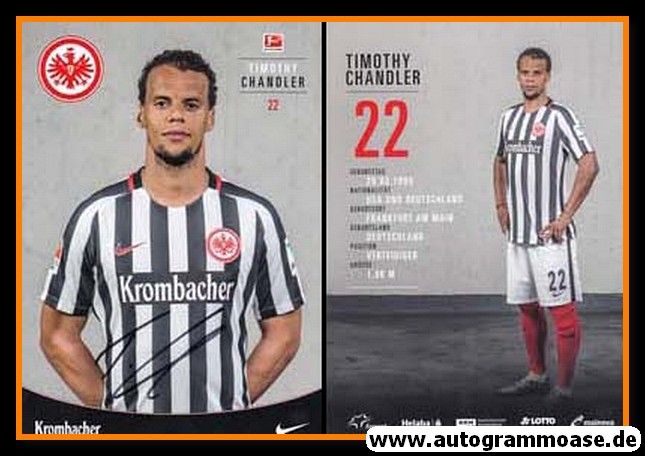 Autogramm Fussball | Eintracht Frankfurt | 2016 | Timothy CHANDLER