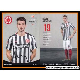 Autogramm Fussball | Eintracht Frankfurt | 2016 | David ABRAHAM