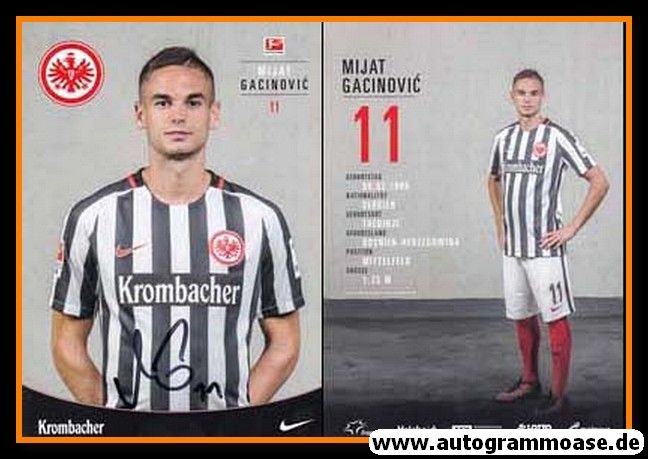 Autogramm Fussball | Eintracht Frankfurt | 2016 | Mijat GACINOVIC