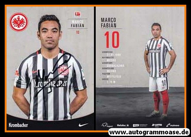 Autogramm Fussball | Eintracht Frankfurt | 2016 | Marco FABIAN