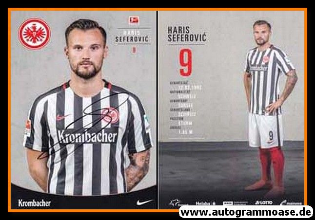 Autogramm Fussball | Eintracht Frankfurt | 2016 | Haris SEFEROVIC