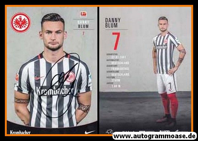 Autogramm Fussball | Eintracht Frankfurt | 2016 | Danny BLUM