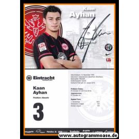 Autogramm Fussball | Eintracht Frankfurt | 2015 | Kaan AYHAN