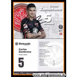 Autogramm Fussball | Eintracht Frankfurt | 2015 | Carlos ZAMBRANO