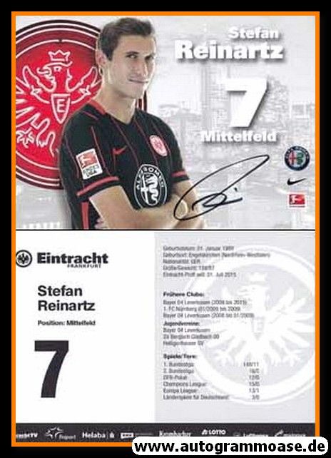 Autogramm Fussball | Eintracht Frankfurt | 2015 | Stefan REINARTZ