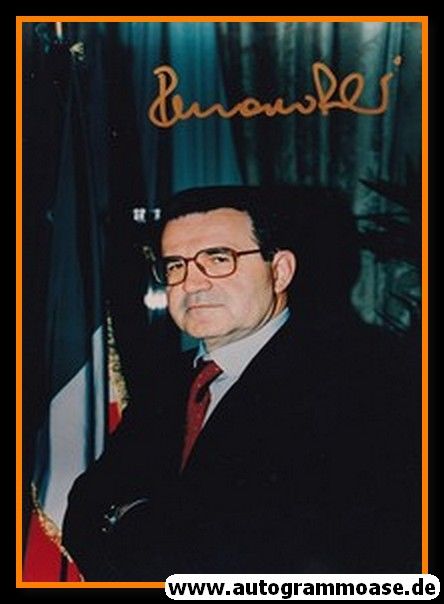 Autogramm Politik | Italien | Romano PRODI | MP 1996-1998 | 1990er Foto (Portrait Color)